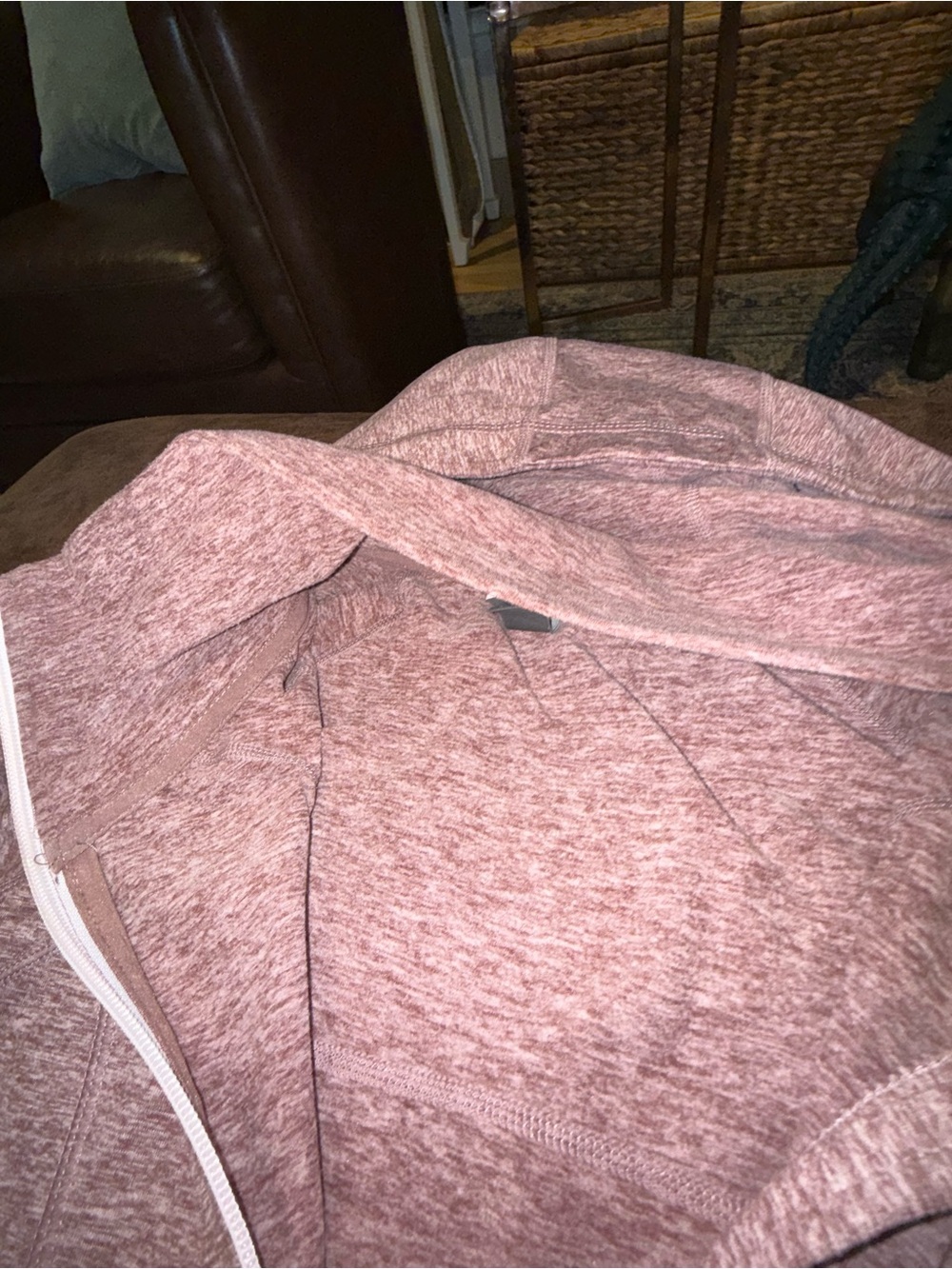Eddie Bauer Womens Zip Up Hoodie Size M Sweatshirt Jacket Pockets Pink Gorpcore - Picture 6 of 10